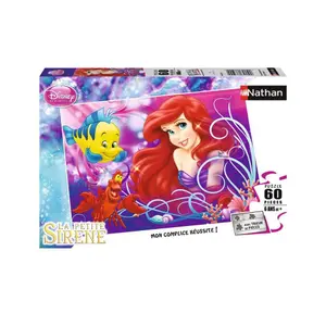 Puzzle 60 pieces pretty little mermaid / disney ariel Ravensburger image-0