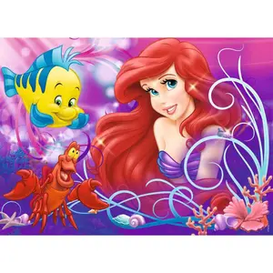 Puzzle 60 pieces pretty little mermaid / disney ariel Ravensburger image-1