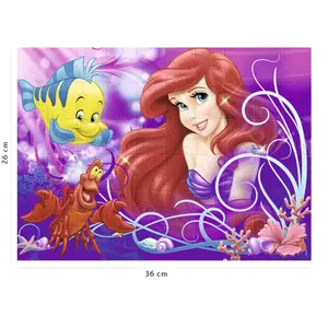 Puzzle 60 pieces pretty little mermaid / disney ariel Ravensburger image-2
