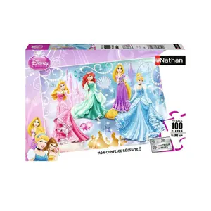 100 pieces sparkling princesses puzzle / disney princesses Ravensburger image-0