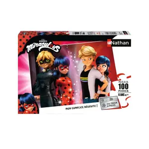 100 pieces puzzle adrien and marinette / miraculous Ravensburger image-0
