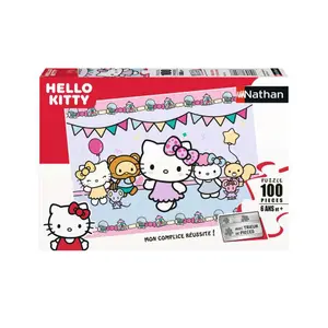 100 pieces puzzle hello kitty and his friends Ravensburger image-0