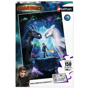 150 pieces puzzle heroes together / dragons 3 Ravensburger image-0