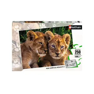Puzzle 250 pieces adorable lion cubs Ravensburger image-0