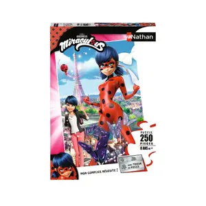Puzzle 250 pieces ladybug protect paris / miraculous Ravensburger image-0