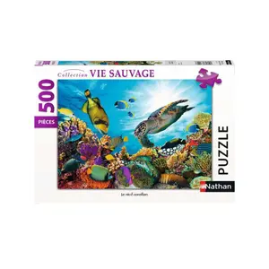 500 pieces puzzle nathan the coral reef Ravensburger image-0