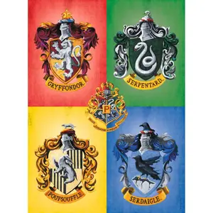 500 pieces puzzle nathan the four Hogwarts crests / harry potter Ravensburger image-2