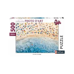 500 pieces puzzle nathan a summer at the beach Ravensburger image-0