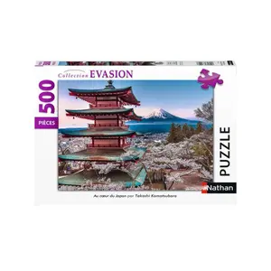 500 piece puzzle nathan in the heart of japon Ravensburger image-0