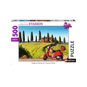 Puzzle 500 pieces nathan trip to Tuscany Ravensburger image-0