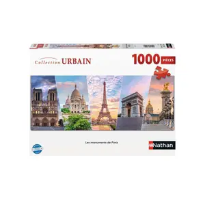 1000 pieces jigsaw puzzle the monuments of Paris Ravensburger image-0