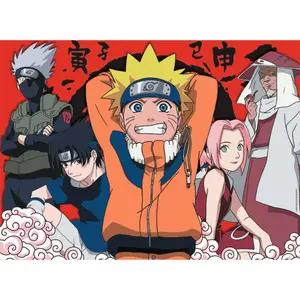 500 pieces puzzle nathan the adventures of naruto Ravensburger image-1