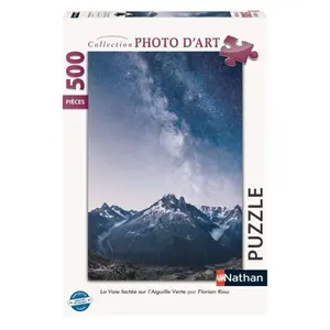 500 pieces puzzle nathan the milky way on the green needle / florian riou Ravensburger image-0