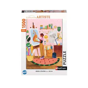 1500-piece puzzle n atelier d'artiste/laura lhuillier Ravensburger image-1