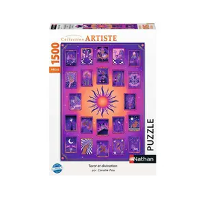 1500 pieces tarot and divination puzzle / coralie fau Ravensburger image-0