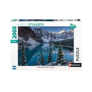 2000 piece jigsaw puzzle Ten Peaks Valley, canada Ravensburger image-0