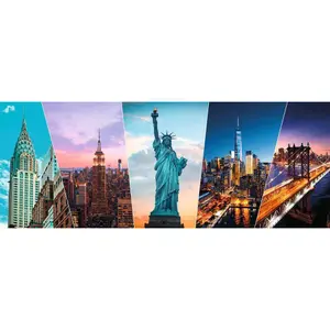 1000 pieces n puzzle new york landmarks Ravensburger image-0