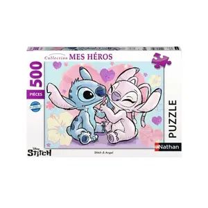 500-piece puzzle n stitch &amp; angel Ravensburger Disney image-2