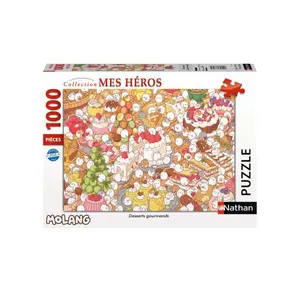 1000-piece puzzle gourmet desserts/molang Ravensburger image-0