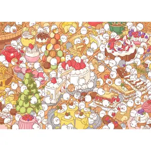 1000-piece puzzle gourmet desserts/molang Ravensburger image-1