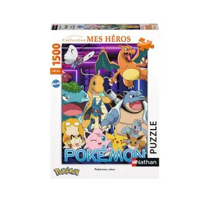 1500-piece neon pokémon puzzle n Ravensburger image-1