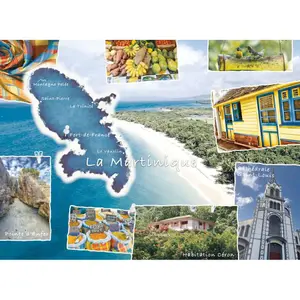 Puzzle n of 500 pieces postcard of martinique Ravensburger image-0