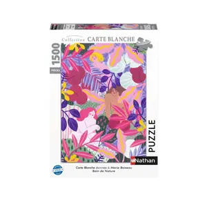 1500-piece puzzle n bain de nature/marie boiseau collection carte blanche Ravensburger image-1