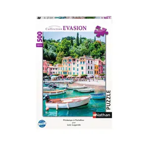 500 pieces puzzle nathan spring in portofino / loïc lagarde Ravensburger image-0