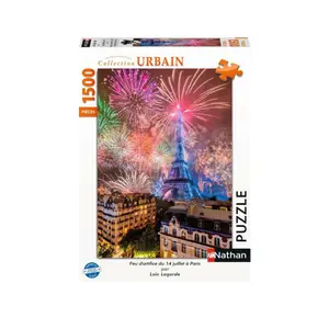 1500 piece puzzle for the 14th of July fireworks in Paris / loïc lagarde Ravensburger image-0