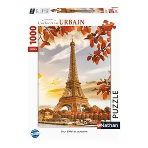 1000 pieces puzzle eiffel tower in autumn Ravensburger image-0
