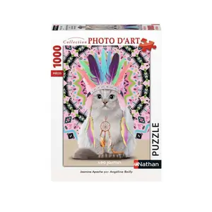 1000 pieces jasmine apache / teo jasmin puzzle Ravensburger image-0