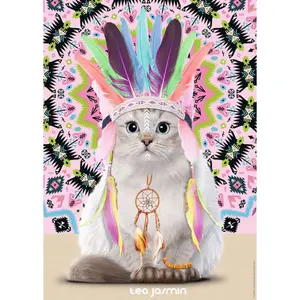 1000 pieces jasmine apache / teo jasmin puzzle Ravensburger image-1