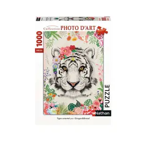 1000 pieces oriental tiger puzzle Ravensburger image-0