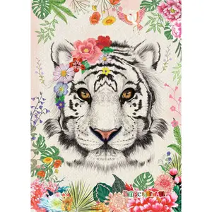 1000 pieces oriental tiger puzzle Ravensburger image-1