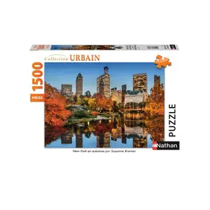 1500 piece puzzle new york in autumn Ravensburger image-0