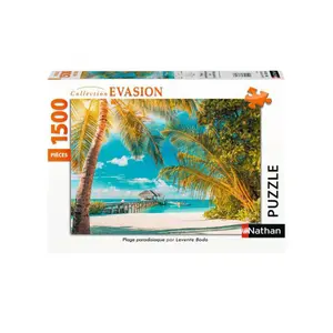 1500 piece beach paradise puzzle Ravensburger image-0
