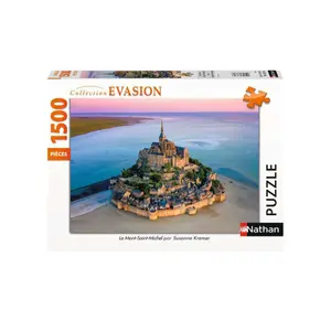 1500 pieces puzzle le mont-saint-michel Ravensburger image-0