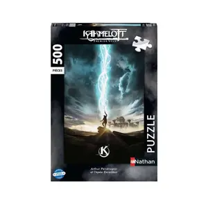 500 pieces puzzle nathan arthur pendragon and the sword excalibur / kaamelott Ravensburger image-1