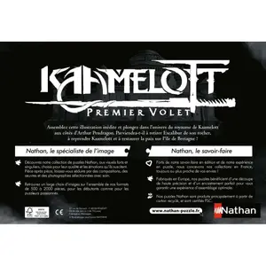 500 pieces puzzle nathan arthur pendragon and the sword excalibur / kaamelott Ravensburger image-2