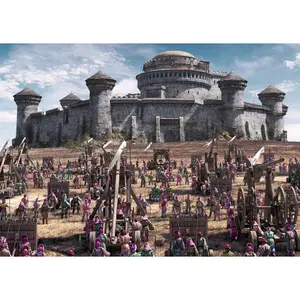 1000 pieces puzzle the fortress of kaamelott Ravensburger image-2