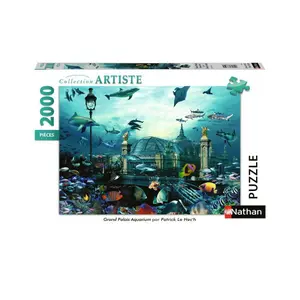 Puzzle 2000 pieces big aquarium palace Ravensburger image-0