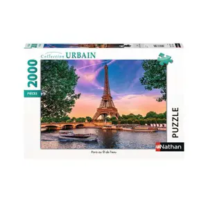 Puzzle 2000 pieces paris au fil de l'eau Ravensburger image-0