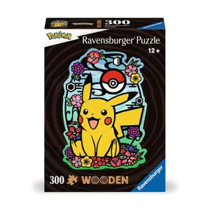 300-piece wooden puzzle - pikachu Ravensburger image-2