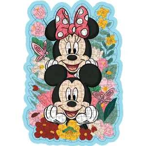 300-piece wooden puzzle - mickey and minnie Ravensburger image-0