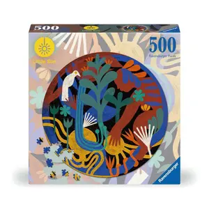 500-piece puzzle -round - change / little sun Ravensburger image-1