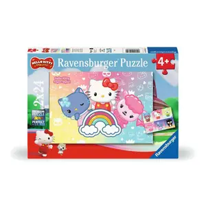 2x24 pieces best friends puzzle Ravensburger Hello Kitty image-0