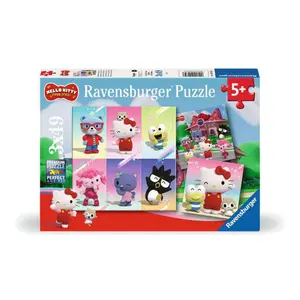 3x49 piece puzzle adventures in cherry town Ravensburger Hello Kitty image-3