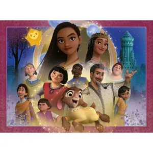 100-piece puzzle - the kingdom of wishes / disney wish Ravensburger image-1