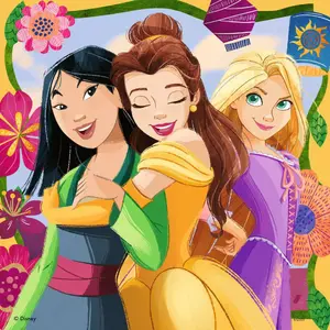 3x49 pieces puzzle Ravensburger Girl Power ! / Disney Princesses image-1