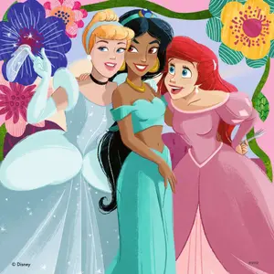 3x49 pieces puzzle Ravensburger Girl Power ! / Disney Princesses image-3